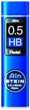 Pentel C275-HBO AIN STEIN fijne vulling, 0,5 mm, hardheidsgraad HB, 40 vullingen
