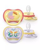 Philips AVENT Pacifier SCF087/04 ultra air, 0-6 maanden, 2 stuks