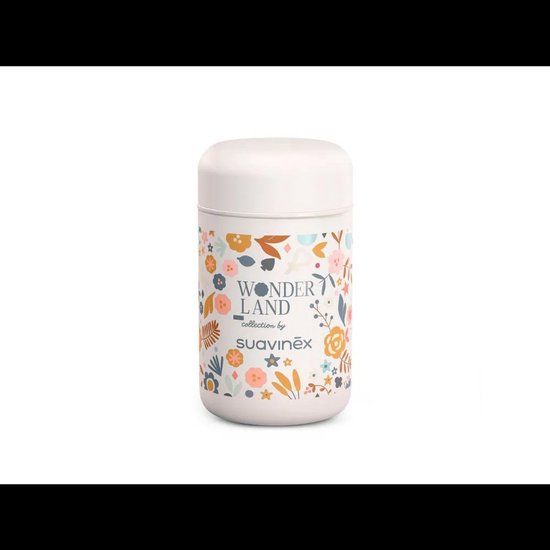 Suavinex Thermo-portie Bewaarpotje 350ml Liberty - Geïsoleerd Babyvoeding Bakje - BPA-vrij - Thermos - Warm of Koud
