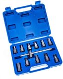 Satra S-12ODP - Olieplug Moersleutelset - 3/8" Drive - 12 Stuks