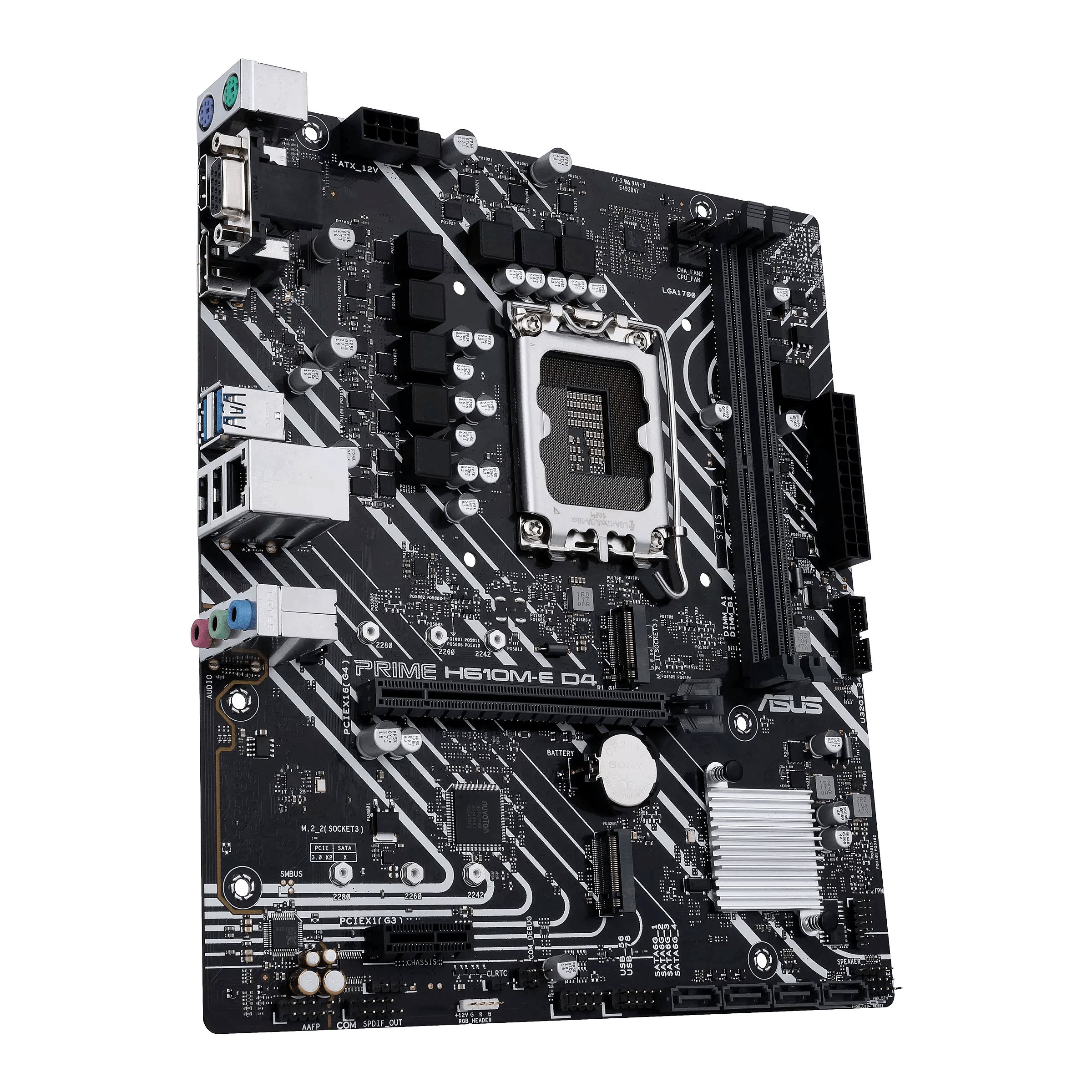 ASUS PRIME H610M-E D4-CSM - Micro ATX Motherboard - Intel H610 - LGA 1700