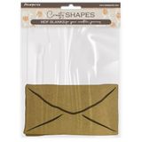 Stamperia Crafty Shapes for Scrapbooks, Albums, Cards, Bullet Journals and More, Decorate with Papers and Paint, Perfect for Hobbies, Crafts, and Gifting (Masquerade, Letter)
