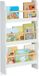 Merkloos Relaxdays Boekenkast wolk met 3 vakken, boekenkast, hangboekenkast, voor kinderen, (h x b x d): 80 x 42,5 x 14 cm, kinderkamer, wolk, wit-naturel