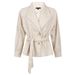 Tramontana Gemêleerde Getailleerde Blazer met Wol - Beige