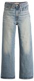 Levi's Ribcage Wide Leg H223 Tint Story Dames Jeans Blauw