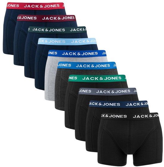 JACK & JONES JACSOLID TRUNKS 10 PACKS NOOS