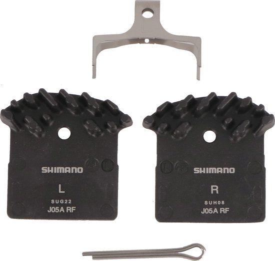Shimano J05A-RF Resin Schijfremblokken met vinnen - Zwart