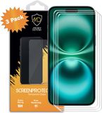 MobyDefend 3-Pack Screenprotectors - Gehard Glas - Geschikt voor iPhone 16 Plus