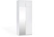 Margaret Hadas24 Kledingkast Apollonia I met Spiegel 100 x 250 cm (wit, gouden handgrepen)