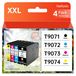 Epson 4 T9071 Cartouches de couleur XL pour WorkForce Pro WF6090