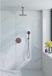 FortiFura Calvi inbouw regendoucheset – Ø25 cm hoofddouche – 3-standen ronde handdouche – gladde slang – koper geborsteld