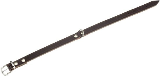 FLAMINGO Hondenhalsband Rondo - 47 cm x 18 mm - 27cm x 10mm bruin
