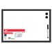 MP Magnetisch whiteboard met zwart houten frame, robuust, gemakkelijk te wissen markers, ideaal voor scholen, winkels, thuis en kantoren. Eenvoudige installatie, whiteboard muur 40 x 30 cm