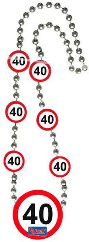 Folat Ketting Verkeersbord - 40 jaar