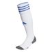adidas Adi 23 Socks, White/Royal Blue, 42-45
