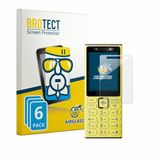 BROTECT Screenprotector 6 Stuks voor Nokia 200 4G Beschermglas transparant
