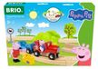 BRIO World Peppa Pig Wooden Train Set, 18-Piece Complete Set with Peppa and George Figures, 36123