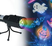 Fiestas Guirca Halloween LED projector met tripod