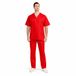 MISEMIYA Gezondheidsuniformen, uniseks, medische uniformen, sanitaire sets BZ-817-8312, Rood, S