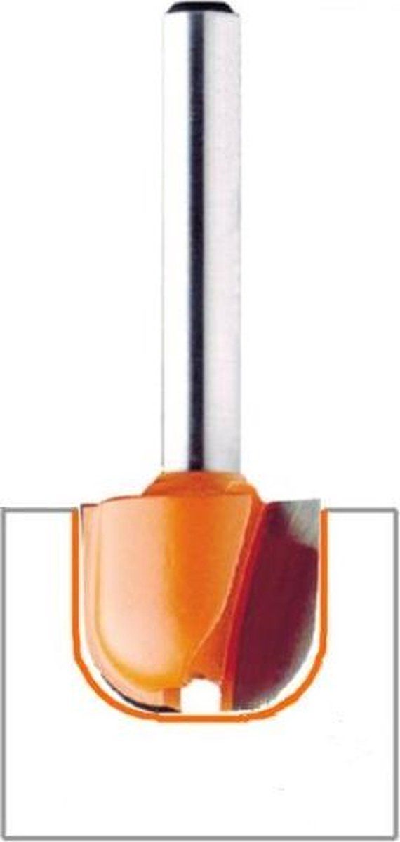 CMT HM profielfrees Ø 19 x 16/54 mm. R=6,4