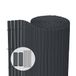 vounot® PVC privacy-schermmat, 100x500 cm, privacy-scherm voor balkon en terras, grijs