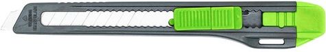 Q-CONNECT Light Duty Cutter Zwart/Groen Kunststof 9 mm