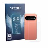 Savvies Screenprotector voor Google Pixel 11 Pro (Achterkant) - Folie Beschermfolie transparant 18 Stuks