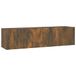 vidaXL Tv-wandmeubel 120x30x30 cm bewerkt hout gerookt eikenkleurig