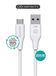 eSTUFF ES605270 USB-kabel USB 2.0 2 m USB C naar USB A Wit