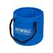 Faithfull Waterdichte Opvouwbare Emmer – Lichtgewicht PVC Container met Stevige Handgrepen en Compact Opvouwbaar Ontwerp voor Reinigen, Aftappen, Kamperen en Loodgieterswerkzaamheden – Inhoud 12L