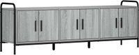 vidaXL Tv-meubel 146 x 33 x 50 cm Grijs Sonoma Bewerkt hout
