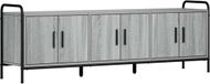 vidaXL Meuble TV 146 x 33 x 50 cm Gris Sonoma Bois composite
