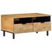 VidaXL Table basse 80x54x40 cm manguier massif marron
