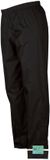 Pro-X Elements Zwarte lichtgewicht extra extra lange regenbroek Tramp - Binnenbeen lengte 100 cm - maat 4XL