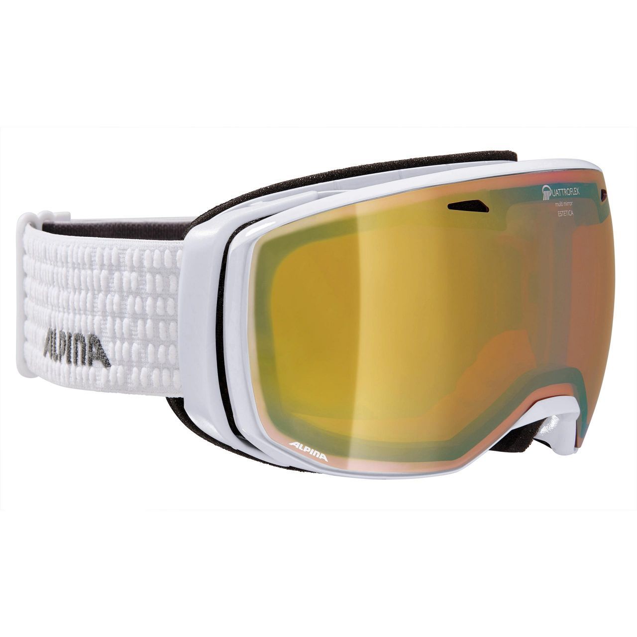 Alpina Estetica Qhm - Wintersportbril - Unisex - Wit