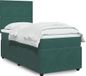 Maison Exclusive - Sommier à lattes de lit avec matelas vert foncé 90x190 cm