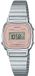 CASIO LA670WEA horloge, uni, roze, quartz, digitaal, stalen band