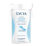 Dischetti Lycia Dischetti Quadrotti Morbido Strucco Soft Makeup Removal Pads 50 Pieces