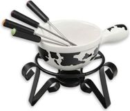 Kaiserhoff Fondue Set White 6 Pieces