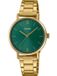 Casio Horloge Dames Groen/Goudkleurig Analoog Quartz 30 mm