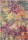 Safavieh Monaco Collectie Boho Chic Geweven Vloerkleed voor Binnen, Roze & Multi, 91 x 152 cm