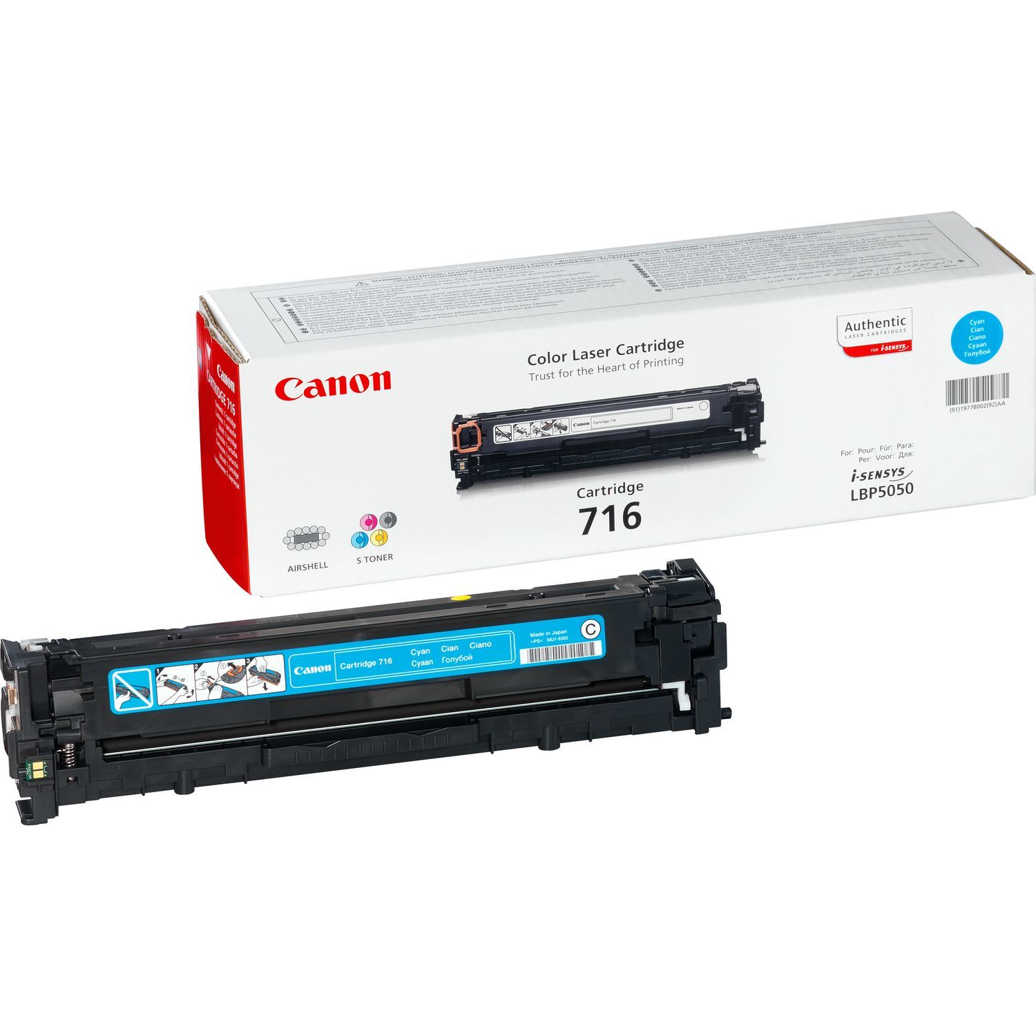 Canon 716 Cyan Toner Cartridge - Original
