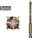 Foreuse cruciforme 5 mm – Perçage précis pour tous les matériaux KP30957