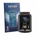 Savvies 3 Stuks Screenprotector - Geschikt voor Krups Essential YY8135FD - Transparant Glas