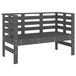 VidaXL Tuinbank Hout Grijs 111.5x53x71 cm