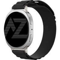 Accezz Nylon Alpine bandje voor de Samsung Galaxy Watch 9 (40/44mm) / Watch 8 (40/44mm) / Classic (46mm) - Zwart