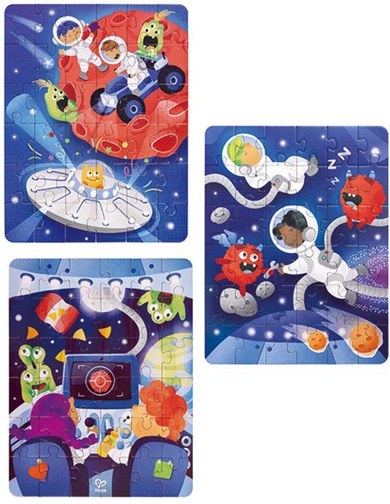 Hape Ruimte-avontuur puzzel