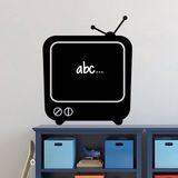 Ambiance Sticker Schoolbordsticker - OUDE TELEVISIE - 90x75cm