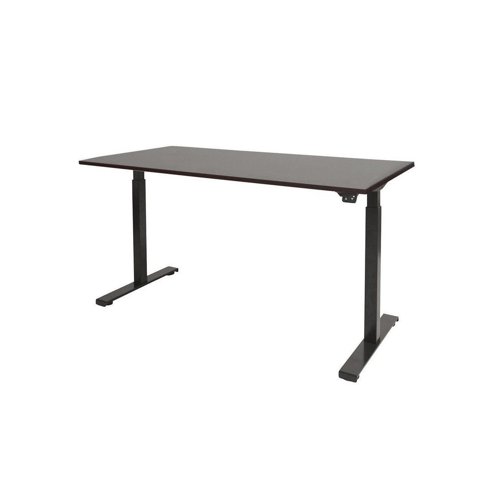 Prof Desk Bureau Electro II 180x80 cm Logan Eiken Zwart