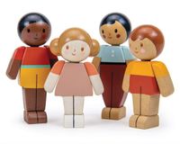Tender Leaf Poppen Familie - Caramel Meisje Houten Speelgoed Popje